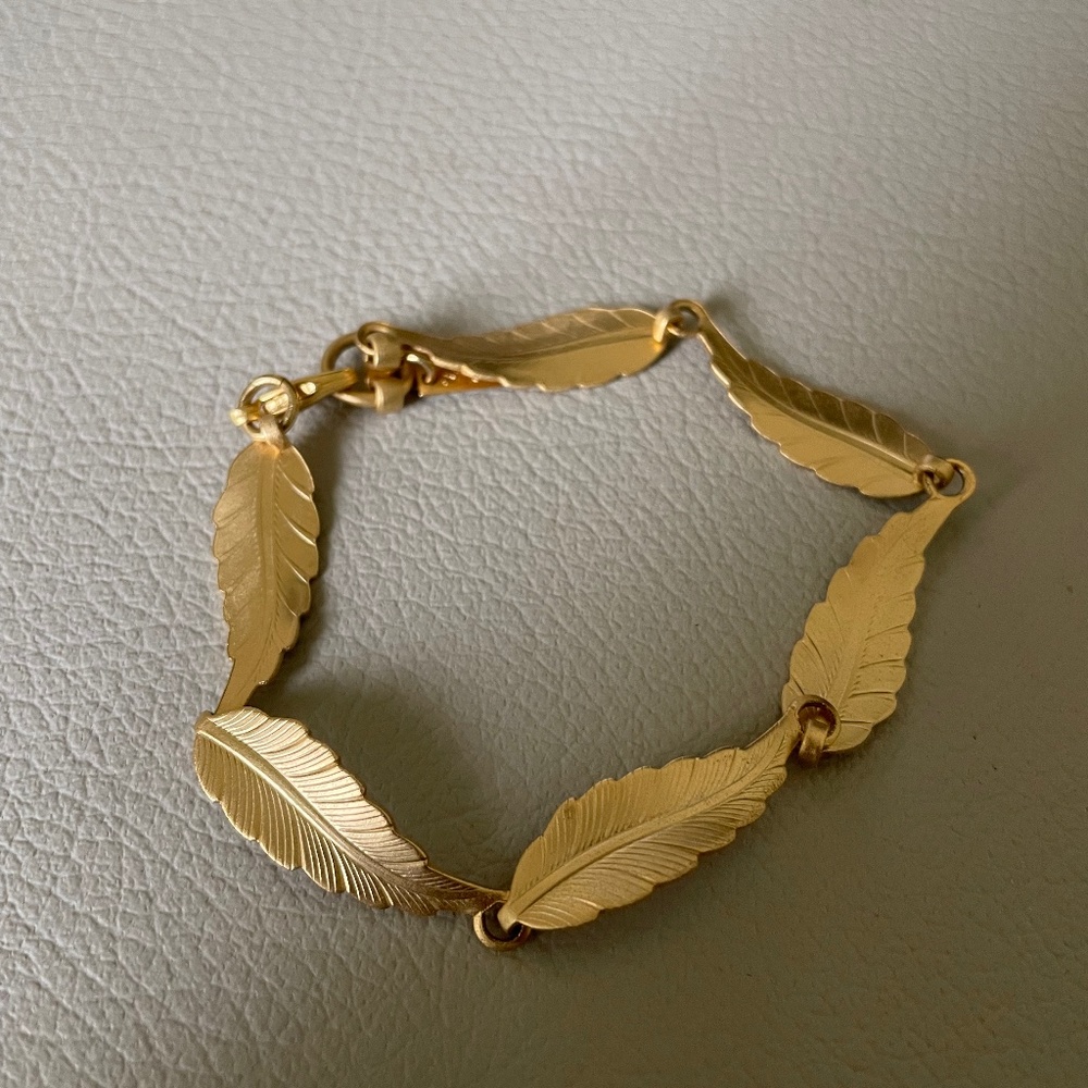 Shlomit Ofir Golden Leaf Bracelet